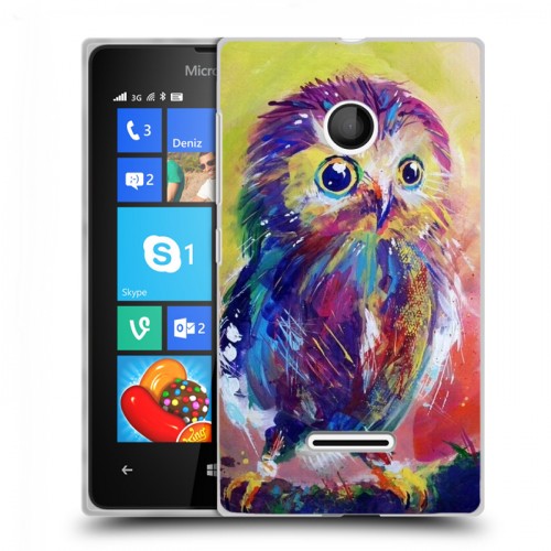 Дизайнерский пластиковый чехол для Microsoft Lumia 435 Совы