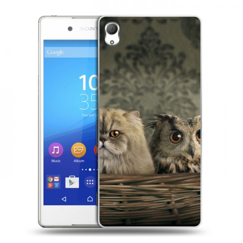 Дизайнерский пластиковый чехол для Sony Xperia Z3+ Совы