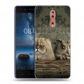 Дизайнерский пластиковый чехол для Nokia 8 Совы