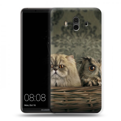 Дизайнерский пластиковый чехол для Huawei Mate 10 Совы