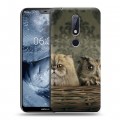 Дизайнерский пластиковый чехол для Nokia 6.1 Plus Совы