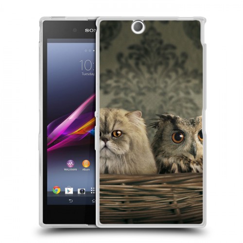 Дизайнерский пластиковый чехол для Sony Xperia Z Ultra  Совы