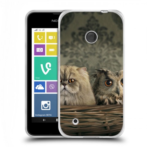 Дизайнерский пластиковый чехол для Nokia Lumia 530 Совы