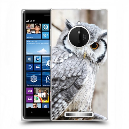 Дизайнерский пластиковый чехол для Nokia Lumia 830 Совы