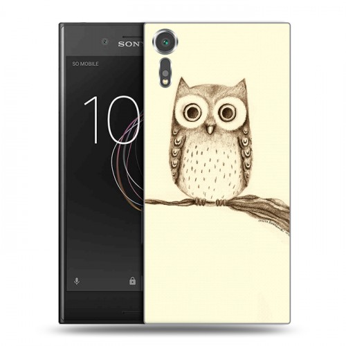 Дизайнерский пластиковый чехол для Sony Xperia XZs Совы