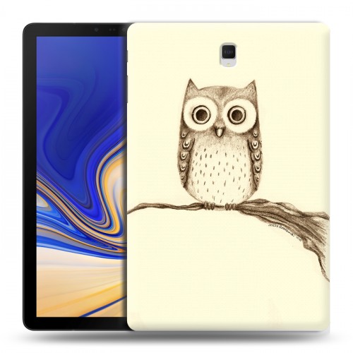 Дизайнерский силиконовый чехол для Samsung Galaxy Tab S4 Совы