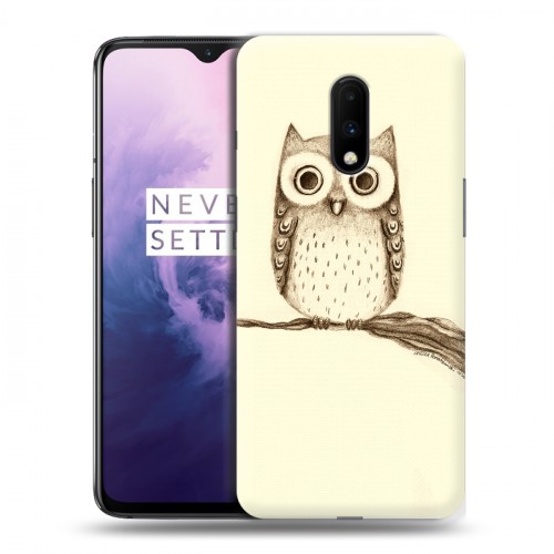 Дизайнерский пластиковый чехол для OnePlus 7 Совы