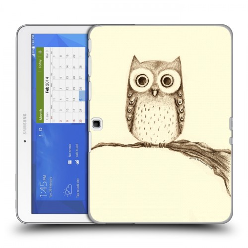 Дизайнерский силиконовый чехол для Samsung Galaxy Tab 4 10.1 Совы