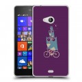 Дизайнерский пластиковый чехол для Microsoft Lumia 540 Совы