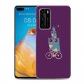 Дизайнерский пластиковый чехол для Huawei P40 Совы