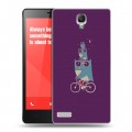 Дизайнерский силиконовый чехол для Xiaomi RedMi Note Совы