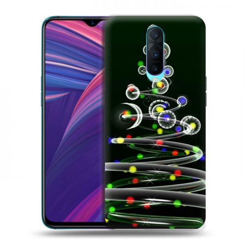 Дизайнерский пластиковый чехол для OPPO RX17 Pro Новогодняя елка