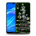 Дизайнерский пластиковый чехол для Huawei Y6 (2019) Новогодняя елка