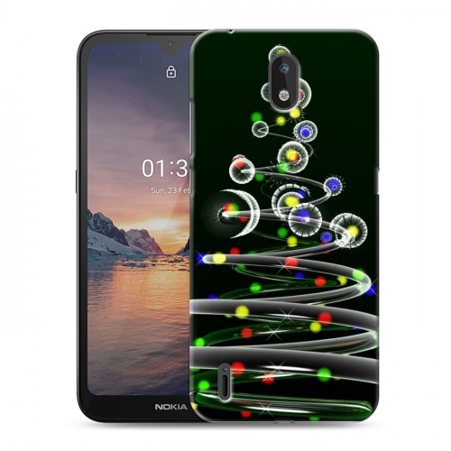 Дизайнерский силиконовый чехол для Nokia 1.3 Новогодняя елка