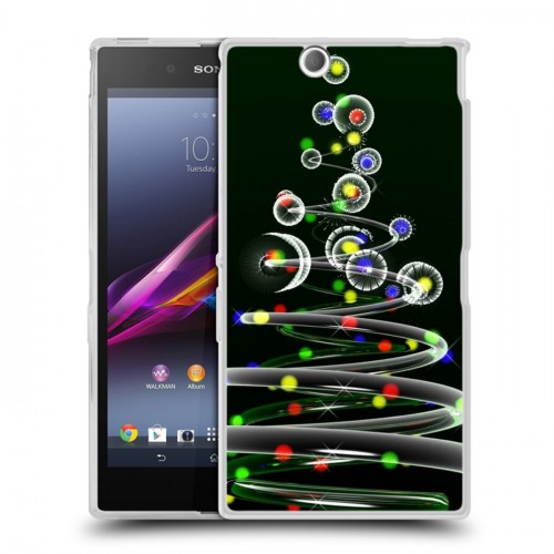 Дизайнерский пластиковый чехол для Sony Xperia Z Ultra  Новогодняя елка