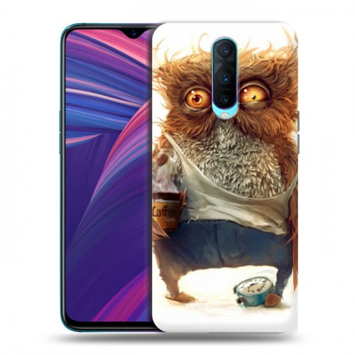 Дизайнерский пластиковый чехол для OPPO RX17 Pro Совы