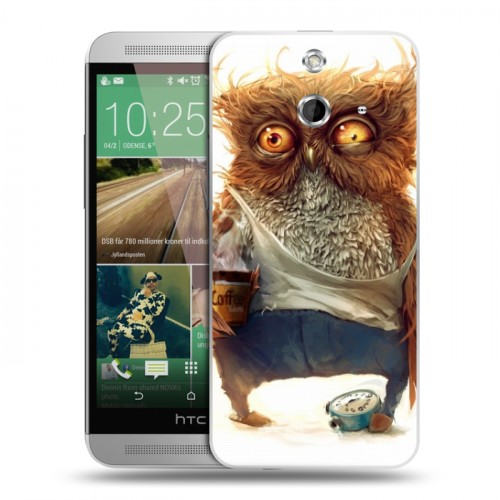 Дизайнерский пластиковый чехол для HTC One E8 Совы