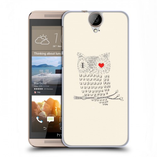 Дизайнерский пластиковый чехол для HTC One E9+ Совы