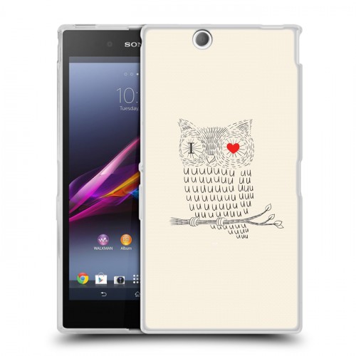 Дизайнерский пластиковый чехол для Sony Xperia Z Ultra  Совы