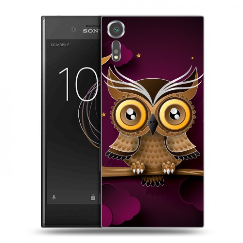 Дизайнерский пластиковый чехол для Sony Xperia XZs Совы