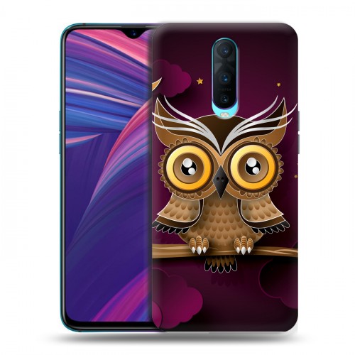 Дизайнерский пластиковый чехол для OPPO RX17 Pro Совы