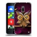 Дизайнерский пластиковый чехол для Nokia Lumia 620 Совы