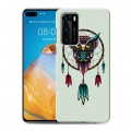 Дизайнерский пластиковый чехол для Huawei P40 Совы