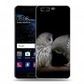 Дизайнерский пластиковый чехол для Huawei P10 Совы