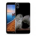 Дизайнерский силиконовый чехол для Xiaomi RedMi 7A Совы