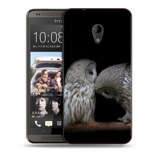 Дизайнерский пластиковый чехол для HTC Desire 700 Совы