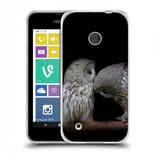 Дизайнерский пластиковый чехол для Nokia Lumia 530 Совы