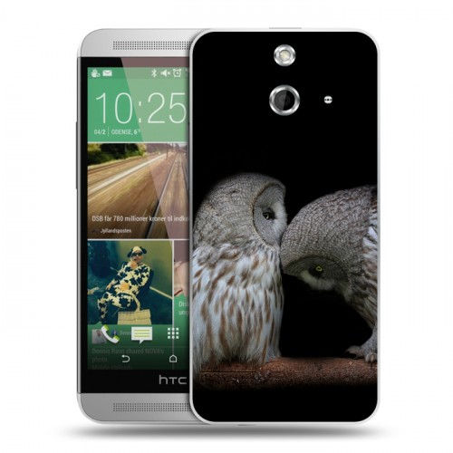 Дизайнерский пластиковый чехол для HTC One E8 Совы