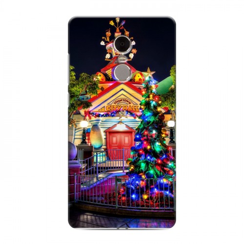 Дизайнерский силиконовый чехол для Xiaomi RedMi Note 4 Новогодняя елка