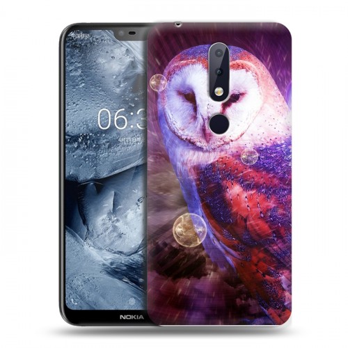 Дизайнерский пластиковый чехол для Nokia 6.1 Plus Совы