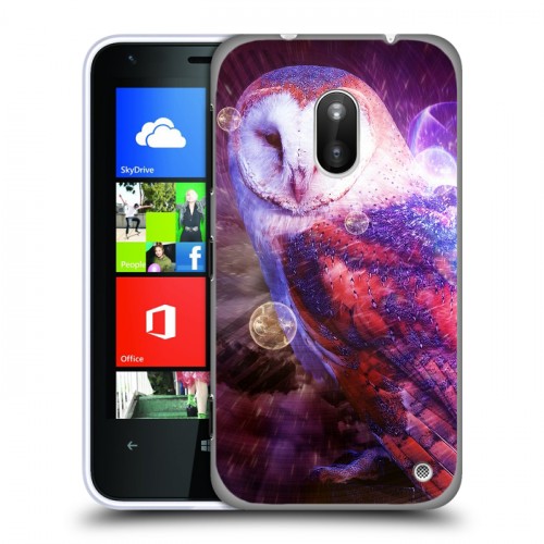 Дизайнерский пластиковый чехол для Nokia Lumia 620 Совы