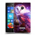 Дизайнерский пластиковый чехол для Microsoft Lumia 435 Совы