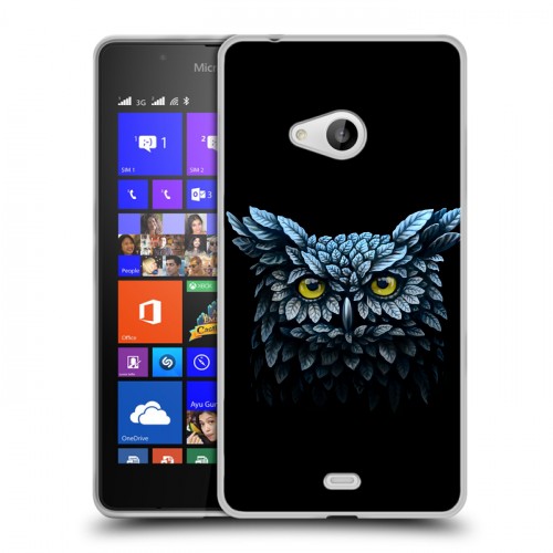 Дизайнерский пластиковый чехол для Microsoft Lumia 540 Совы