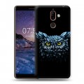 Дизайнерский пластиковый чехол для Nokia 7 Plus Совы