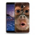 Дизайнерский пластиковый чехол для Nokia 7 Plus Обезьяны