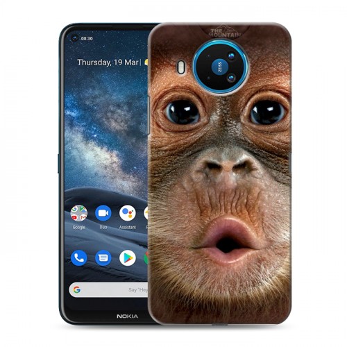 Дизайнерский силиконовый чехол для Nokia 8.3 Обезьяны