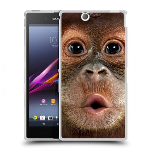 Дизайнерский пластиковый чехол для Sony Xperia Z Ultra  Обезьяны