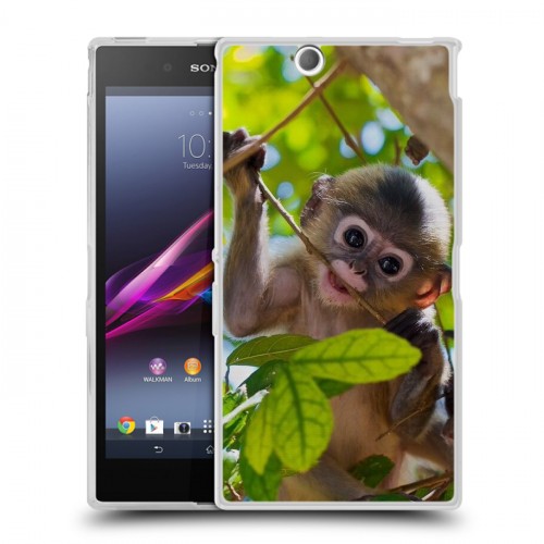 Дизайнерский пластиковый чехол для Sony Xperia Z Ultra  Обезьяны