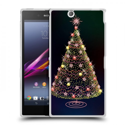 Дизайнерский пластиковый чехол для Sony Xperia Z Ultra  Новогодняя елка