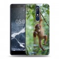 Дизайнерский пластиковый чехол для Nokia 5.1 Обезьяны