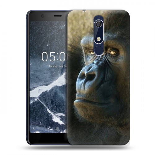 Дизайнерский пластиковый чехол для Nokia 5.1 Обезьяны