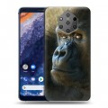 Дизайнерский силиконовый чехол для Nokia 9 PureView Обезьяны