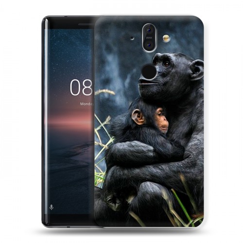 Дизайнерский пластиковый чехол для Nokia 8 Sirocco Обезьяны