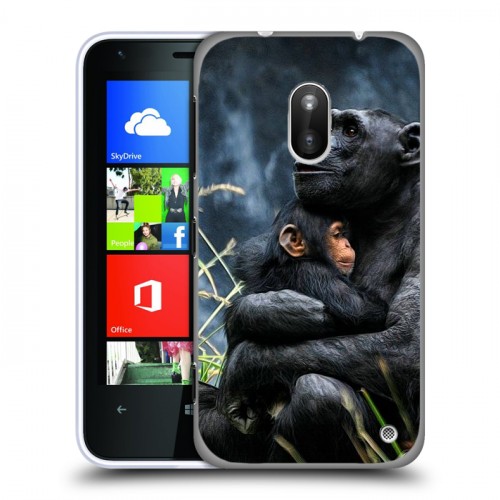 Дизайнерский пластиковый чехол для Nokia Lumia 620 Обезьяны