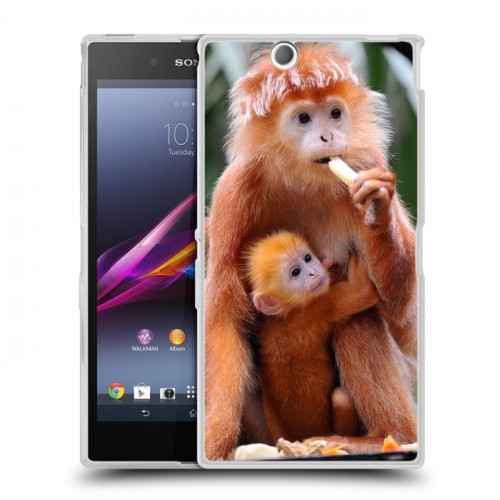 Дизайнерский пластиковый чехол для Sony Xperia Z Ultra  Обезьяны