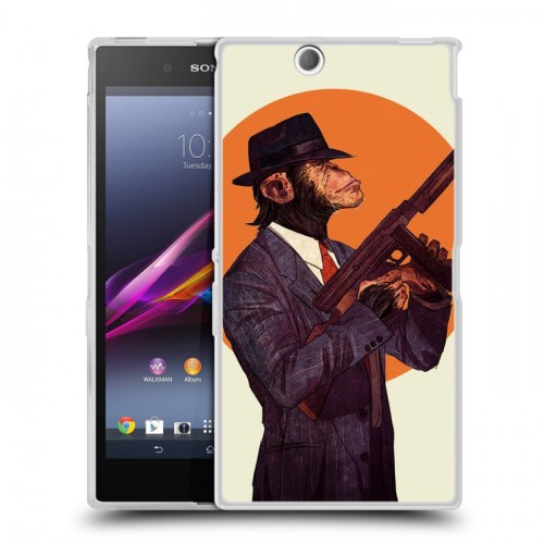 Дизайнерский пластиковый чехол для Sony Xperia Z Ultra  Обезьяны